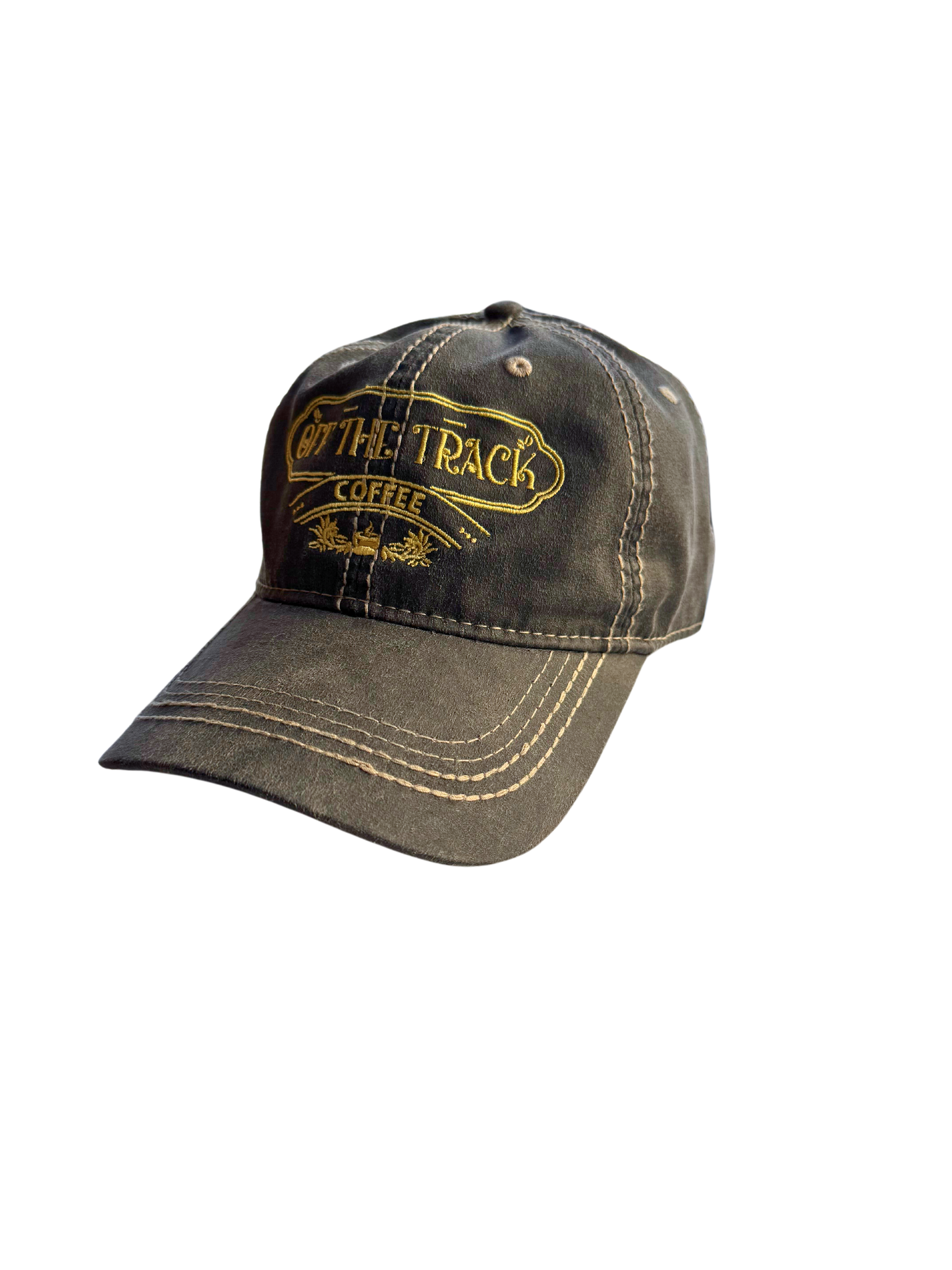 Off The Track Coffee Baseball Hat